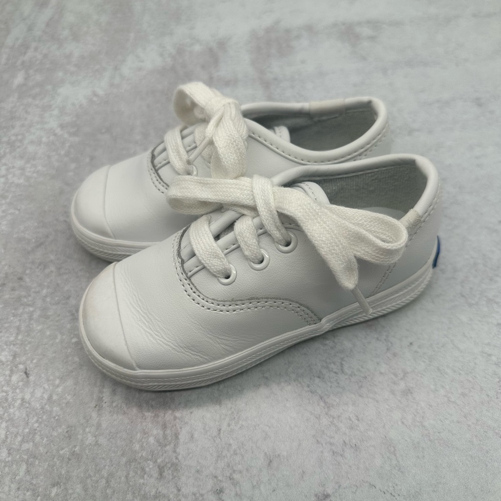 Keds Champion Toe Cap White Unisex Toddler Shoes 6 Wide